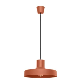 Lampa wisząca BILO SL.1706 oprawa w kolorze ochry czerwonej SOLLUX LIGHTING