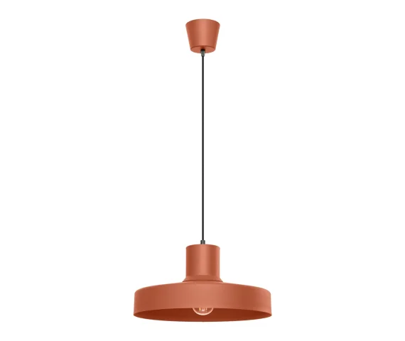 Lampa wisząca BILO SL.1706 oprawa w kolorze ochry czerwonej SOLLUX LIGHTING