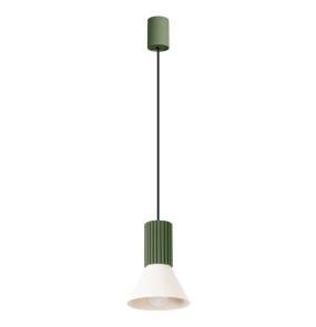 Lampa wisząca ESTRIA 1 SL.1872 oprawa w kolorze oliwkowym SOLLUX LIGHTING