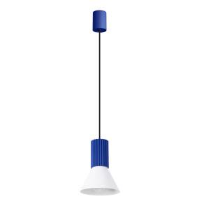 Lampa wisząca ESTRIA 1 SL.1874 oprawa w kolorze ultramaryna SOLLUX LIGHTING