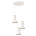 Lampa wisząca ESTRIA 3 SL.1871 oprawa w kolorze beżowym SOLLUX LIGHTING