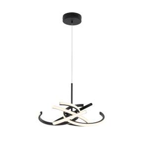 Lampa wisząca Spider LP-1225/1P 48 BK w kolorze czarnym LED CCT LIGHT PRESTIGE