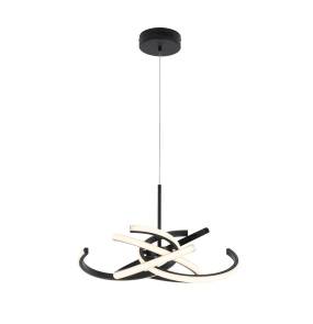Lampa wisząca Spider LP-1225/1P 58 BK oprawa w kolorze czarnym LED CCT LIGHT PRESTIGE