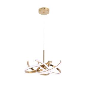 Lampa wisząca Spider LP-1225/1P 58 GD oprawa w kolorze złotym LED CCT LIGHT PRESTIGE
