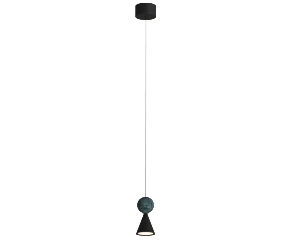 Lampa wisząca BINGO P0682 oprawa w kolorze czarnym MAXLIGHT