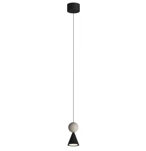 Lampa wisząca BINGO P0683 oprawa w kolorze czarnym MAXLIGHT