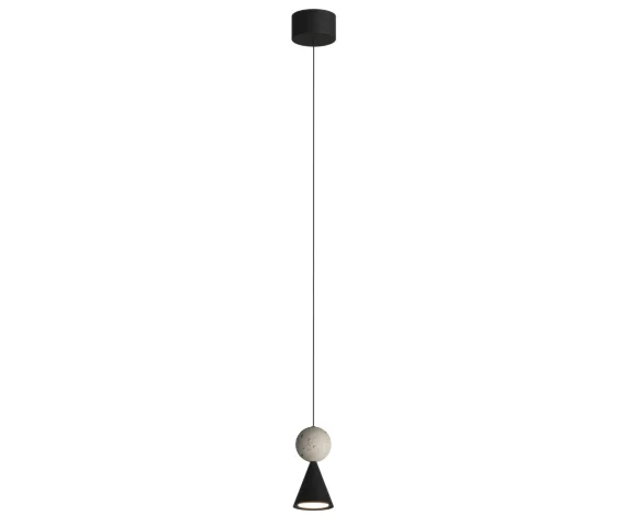 Lampa wisząca BINGO P0683 oprawa w kolorze czarnym MAXLIGHT