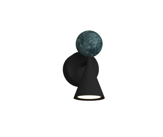 Kinkiet BINGO W0444 oprawa w kolorze czarnym MAXLIGHT