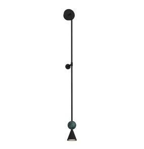 Kinkiet BINGO W0446 oprawa w kolorze czarnym MAXLIGHT