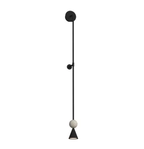 Kinkiet BINGO W0447 oprawa w kolorze czarnym MAXLIGHT