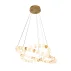 Lampa wisząca CORALYS P0623D oprawa w kolorze złotym MAXLIGHT