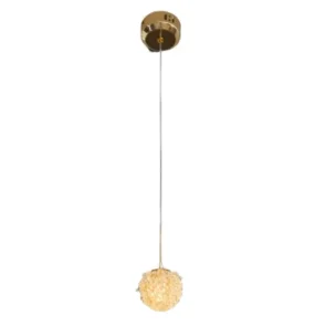 Lampa wisząca RITA P0679 oprawa w kolorze złotym MAXLIGHT