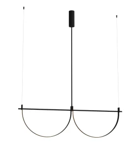 Lampa wisząca VICTORIA P0688 oprawa w kolorze czarnym MAXLIGHT