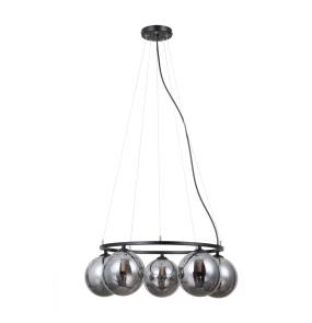 Lampa wisząca Molite PND-1098-5R-BK oprawa w kolorze czarnym ITALUX