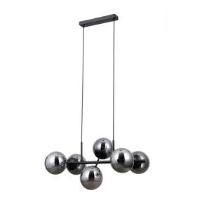 Lampa wisząca Molite PND-1098-6-BK oprawa w kolorze czarnym ITALUX