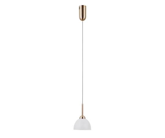 Lampa wisząca Montiela PND-34374-1-HBR oprawa w kolorze złotym ITALUX