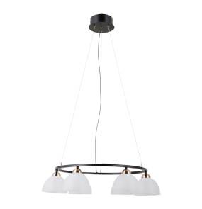 Lampa wisząca Montiela PND-34374-6-BK oprawa w kolorze czarnym ITALUX