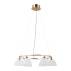 Lampa wisząca Montiela PND-34374-6-HBR oprawa w kolorze złotym ITALUX