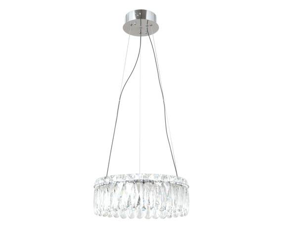 Lampa wisząca Nosta PND-34364-2-CH-CL oprawa w kolorze chromu ITALUX
