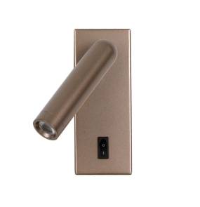 Kinkiet Nova WL-46376-1-CF oprawa w kolorze brązowym ITALUX