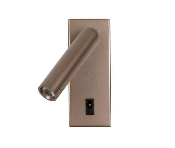 Kinkiet Nova WL-46376-1-CF oprawa w kolorze brązowym ITALUX