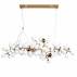 Lampa wisząca VALENTINA 150 cm biało złota
