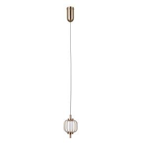 Lampa wisząca Pedro PND-34405-1-HBR oprawa w kolorze złotym ITALUX