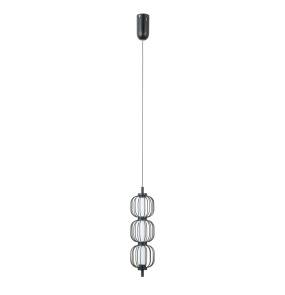 Lampa wisząca Pedro PND-34405-3V-BK oprawa w kolorze czarnym ITALUX