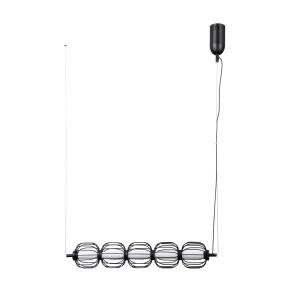 Lampa wisząca Pedro PND-34405-5-BK oprawa w kolorze czarnym ITALUX