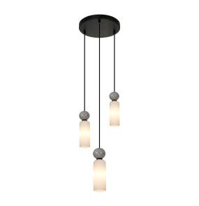 Lampa wisząca Santos PND-95331-3-BK oprawa w kolorze czarnym ITALUX