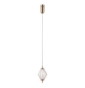 Lampa wisząca Sevil PND-34403-1-HBR oprawa w kolorze złotym ITALUX