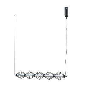 Lampa wisząca Sevil PND-34403-5-BK oprawa w kolorze czarnym ITALUX