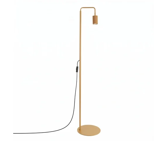 Lampa podłogowa KARBON 1 SL.2021 oprawa w kolorze złotym SOLLUX LIGHTING