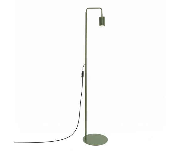 Lampa podłogowa KARBON 1 SL.2025 oprawa w kolorze oliwkowym SOLLUX LIGHTING
