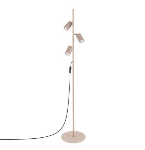 Lampa podłogowa KARBON 3 SL.2020 oprawa w kolorze taupe SOLLUX LIGHTING