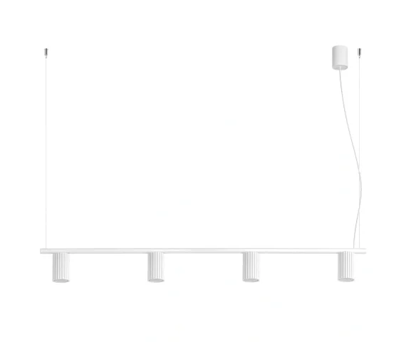Lampa wisząca KARBON 4 SL.2711 oprawa w kolorze białym SOLLUX LIGHTING