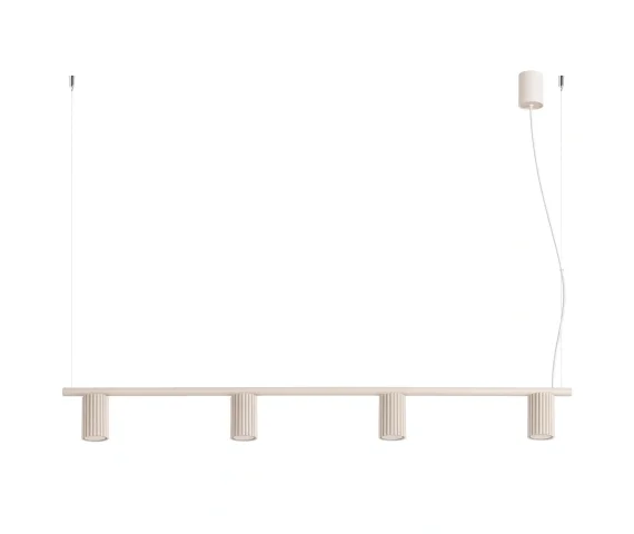 Lampa wisząca KARBON 4 SL.2713 oprawa w kolorze beżowym SOLLUX LIGHTING