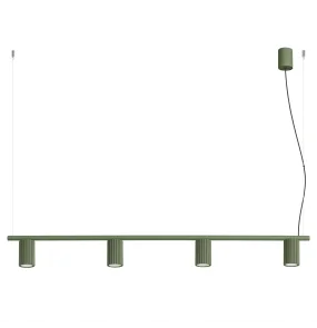 Lampa wisząca KARBON 4 SL.2714 oprawa w kolorze oliwkowym SOLLUX LIGHTING