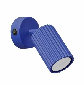 Kinkiet z włącznikiem KARBON SL.2319 oprawa w kolorze ultramaryna Sollux Lighting