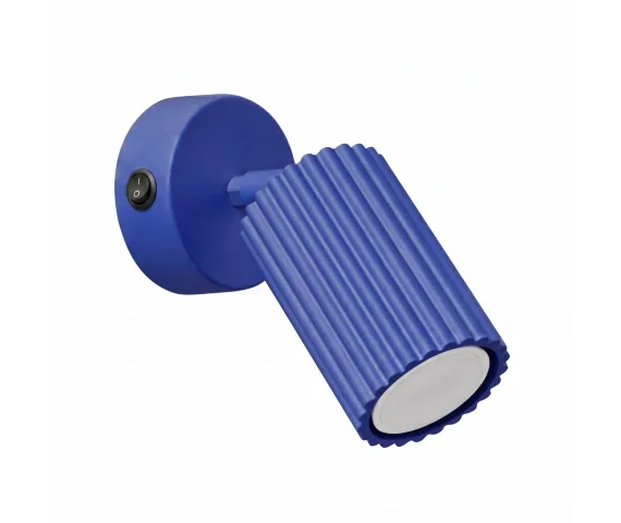 Kinkiet z włącznikiem KARBON SL.2319 oprawa w kolorze ultramaryna Sollux Lighting