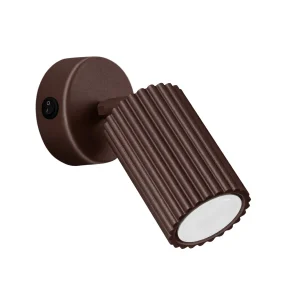 Kinkiet z włącznikiem KARBON SL.2370 oprawa w kolorze brązowym Sollux Lighting