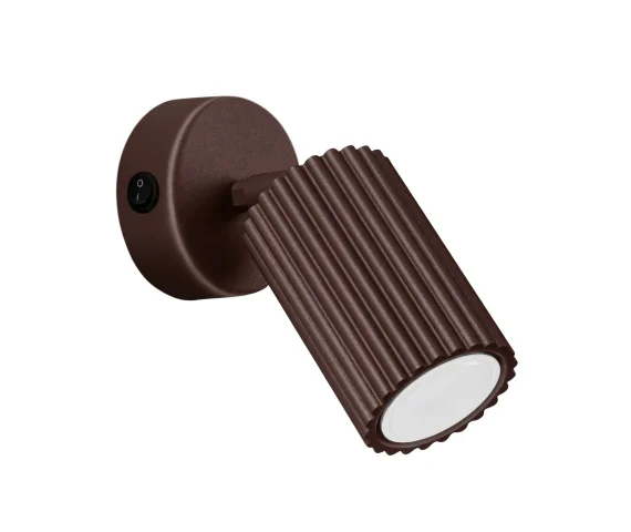 Kinkiet z włącznikiem KARBON SL.2370 oprawa w kolorze brązowym Sollux Lighting
