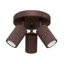 Lampa sufitowa KARBON 3P SL.2374 oprawa w kolorze brązowym Sollux Lighting