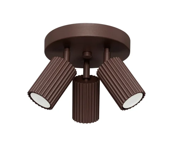 Lampa sufitowa KARBON 3P SL.2374 oprawa w kolorze brązowym Sollux Lighting