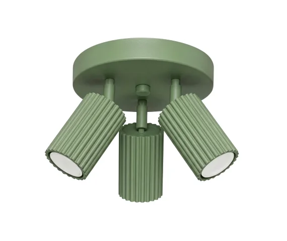 Lampa sufitowa KARBON 3P SL.2353 oprawa w kolorze szałwiowym Sollux Lighting