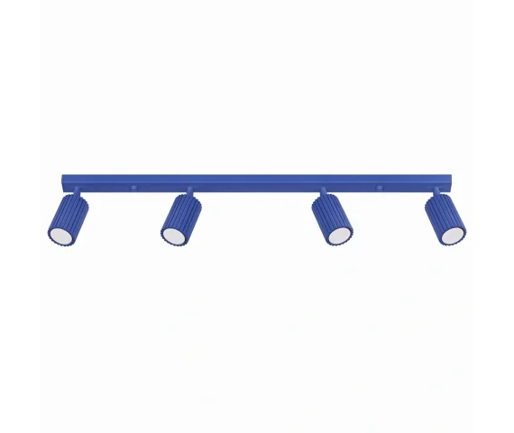 Listwa sufitowa KARBON 4L SL.2325 oprawa w kolorze ultramaryna Sollux Lighting