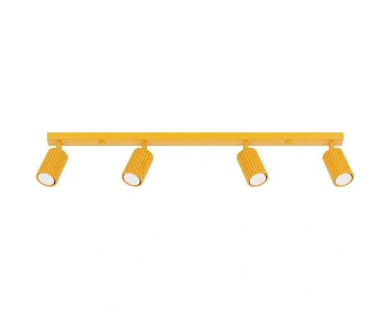 Listwa sufitowa KARBON 4L SL.2361 oprawa w kolorze żółtym Sollux Lighting