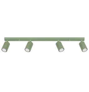 Listwa sufitowa KARBON 4L SL.2354 oprawa w kolorze szałwiowym Sollux Lighting
