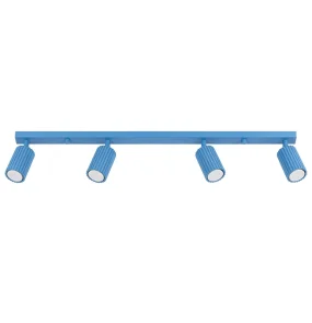 Listwa sufitowa KARBON 4L SL.2382 oprawa w kolorze błękitnym Sollux Lighting