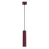 Lampa wisząca KARBON 1 SL.1918 oprawa w kolorze burgundowym Sollux Lighting